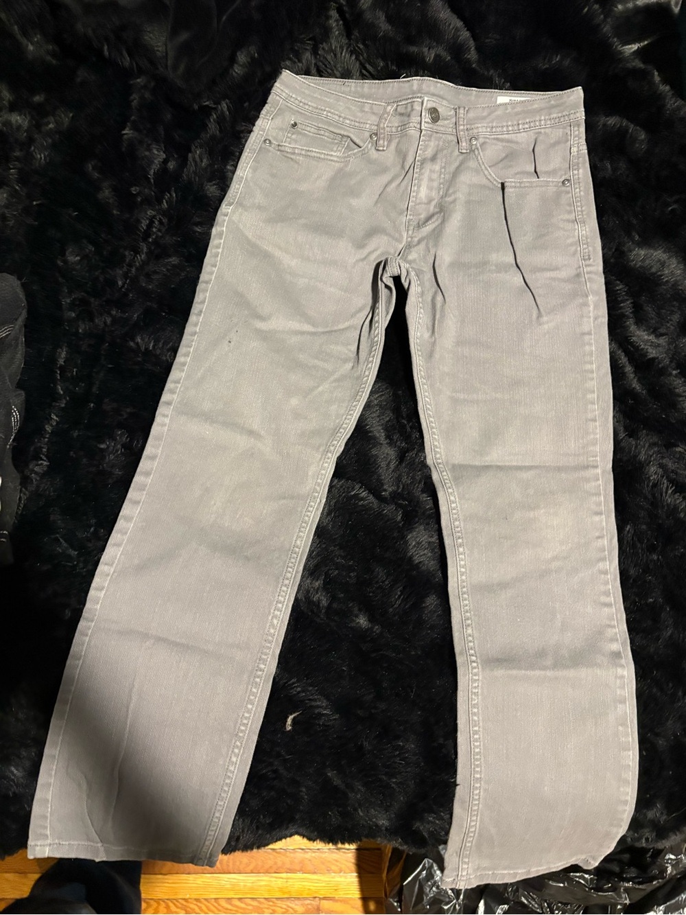 Men's Gray Casual Jeans